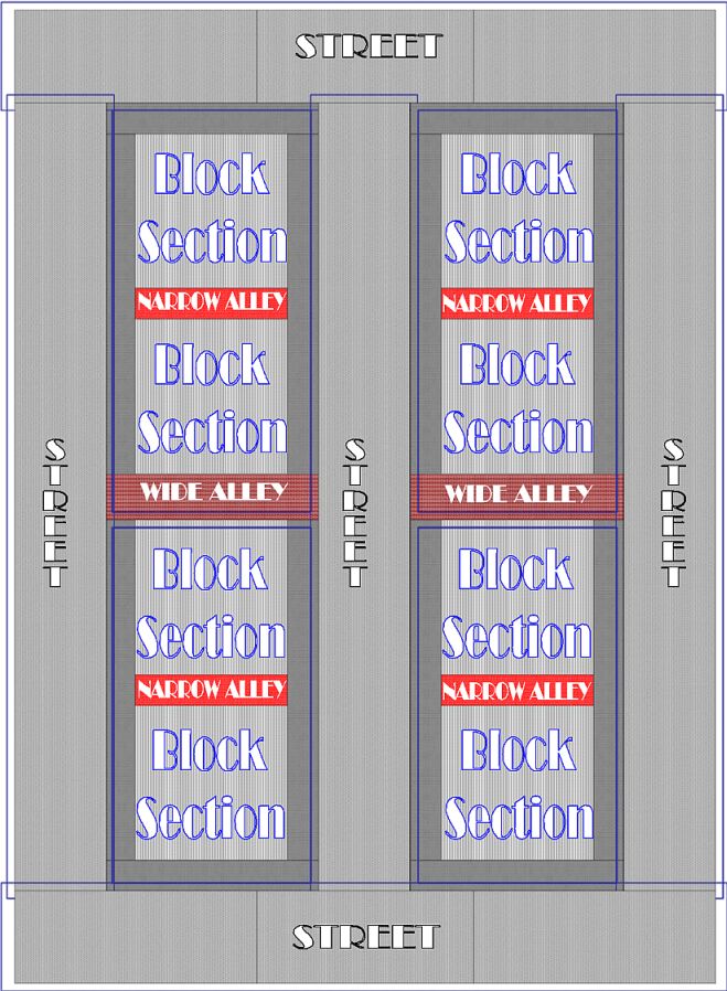Sample Mean Streets Layout #1